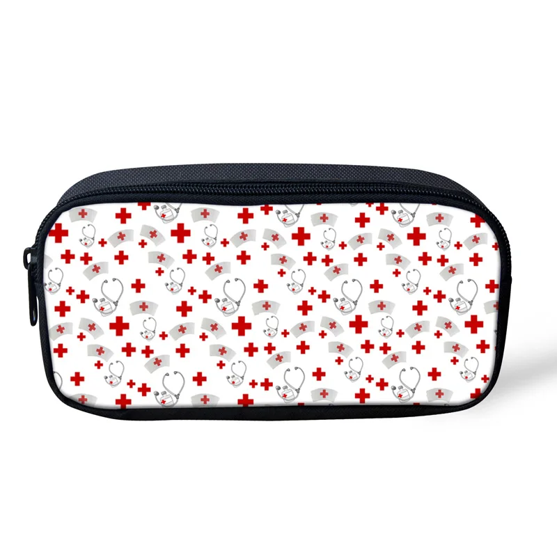 FORUDESIGNS/милый узор с изображением сиделки Для женщин школьный рюкзак 3 шт./компл.