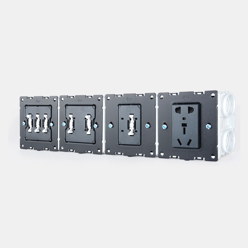Wall Mounted Switch Socket Embedded Concealed Installation Bottom Box For 86 Type and Wiring Back | Обустройство дома