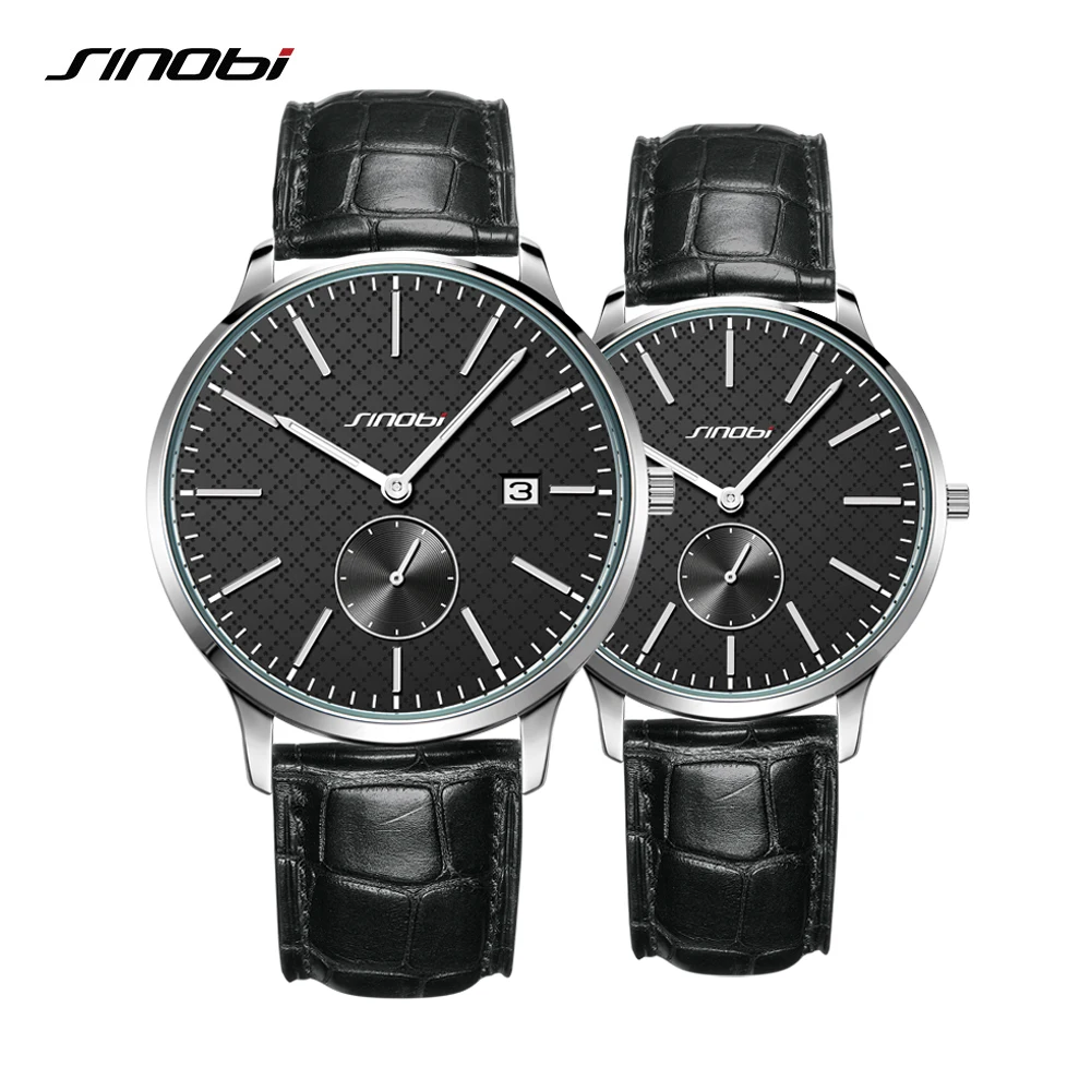 Часы Sinobi Lovers модные деловые часы для мужчин и женщин Кварцевые водонепроницаемые