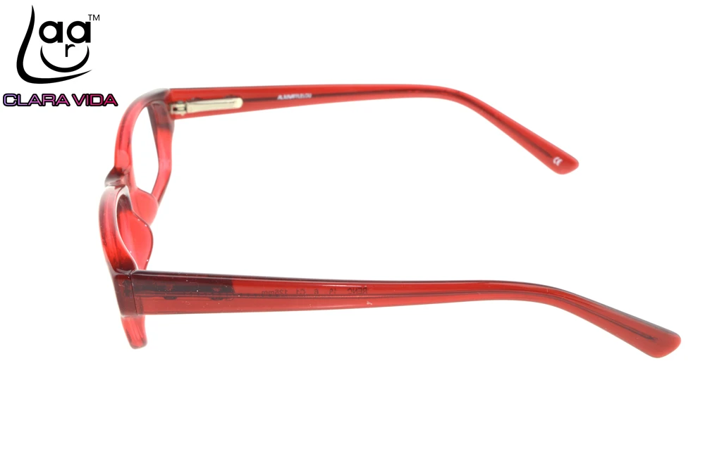 Красная оправа с полным ободком ручная работа женские дизайнерские очки