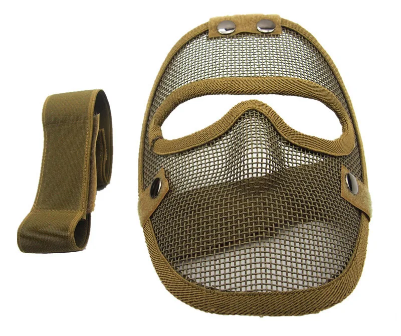 V4 full face mask steel wire protective paintall accessory hunting tactical airsoft GZ90053 | Спорт и развлечения