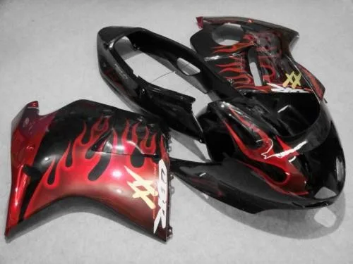 

L36-Fairing Red Flame Black For CBR1100XX 96-07 CBR1100 XX 42B3 CBR 1100XX 96 97 98 99 00 01 02 03 04 05 06 07 1100 XX