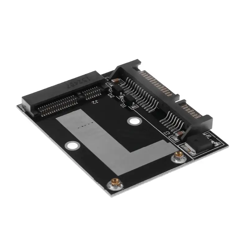 VODOOL мини конвертер адаптер карта для mSATA Mini PCI-E SSD до 2,5 дюймов SATA 6,0 Гбит/с порт 57X46 мм добавить на карту