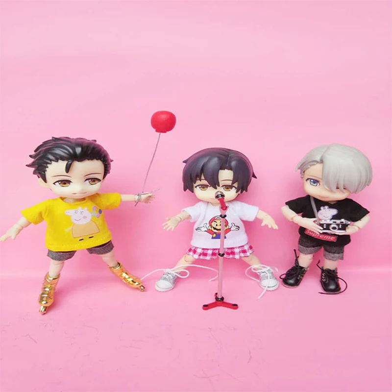 Аксессуары для кукол OB11 микрофонные фото реквизиты Маленькие Вешалки 1/8 1/12 BJD