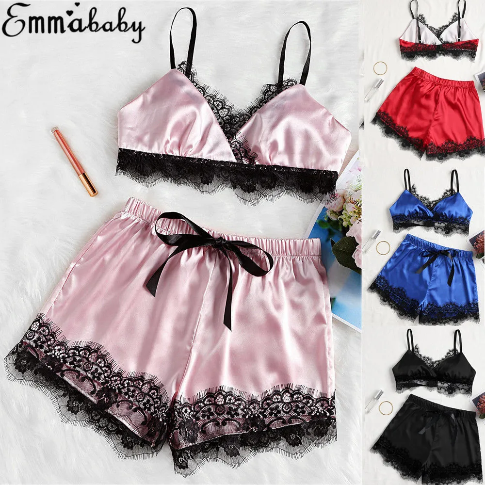 Черная белая красная сексуальная ультра яркая Женская кружевная ночная рубашка