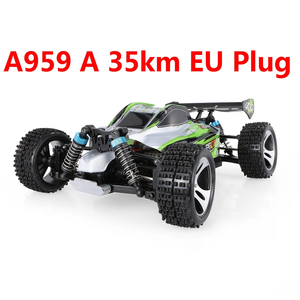 WLtoys A959-B A959-A 2,4G 1/18 RC автомобиль 4WD 35 км 70 км/ч Высокая Скорость электрический автомобиль RTR внедорожник Buggy RC автомобиль дистанционного Управление игрушки