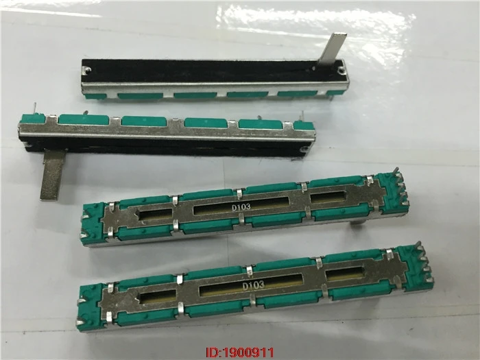 5 шт./лот BEHRINGER 1204FX SLIDE Fader потенциометр D10K длина ручки 15MMC 6 футов зеленый