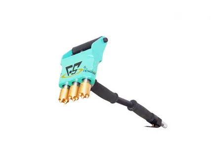 Трехголовый пневматический станок для резки бетона дороги моста головки