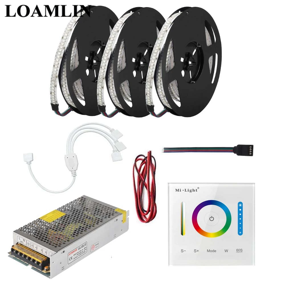 5 м 10 15 20 RGB Светодиодная лента 234 светодиодов/м 2835SMD с Milight 2 4G P3 светодиодный
