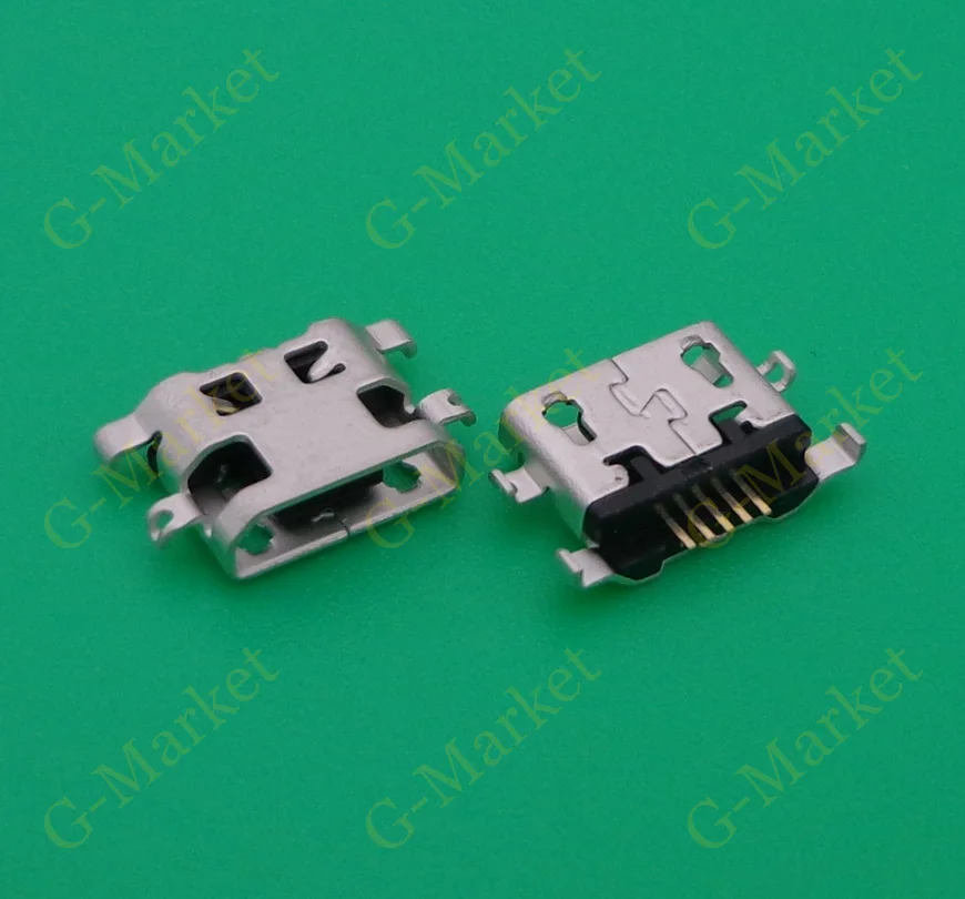 500 шт. для Alcatel 6035R Idol S 4033 4033D POP C3 C7 7041D micro usb разъем зарядки и подключения док