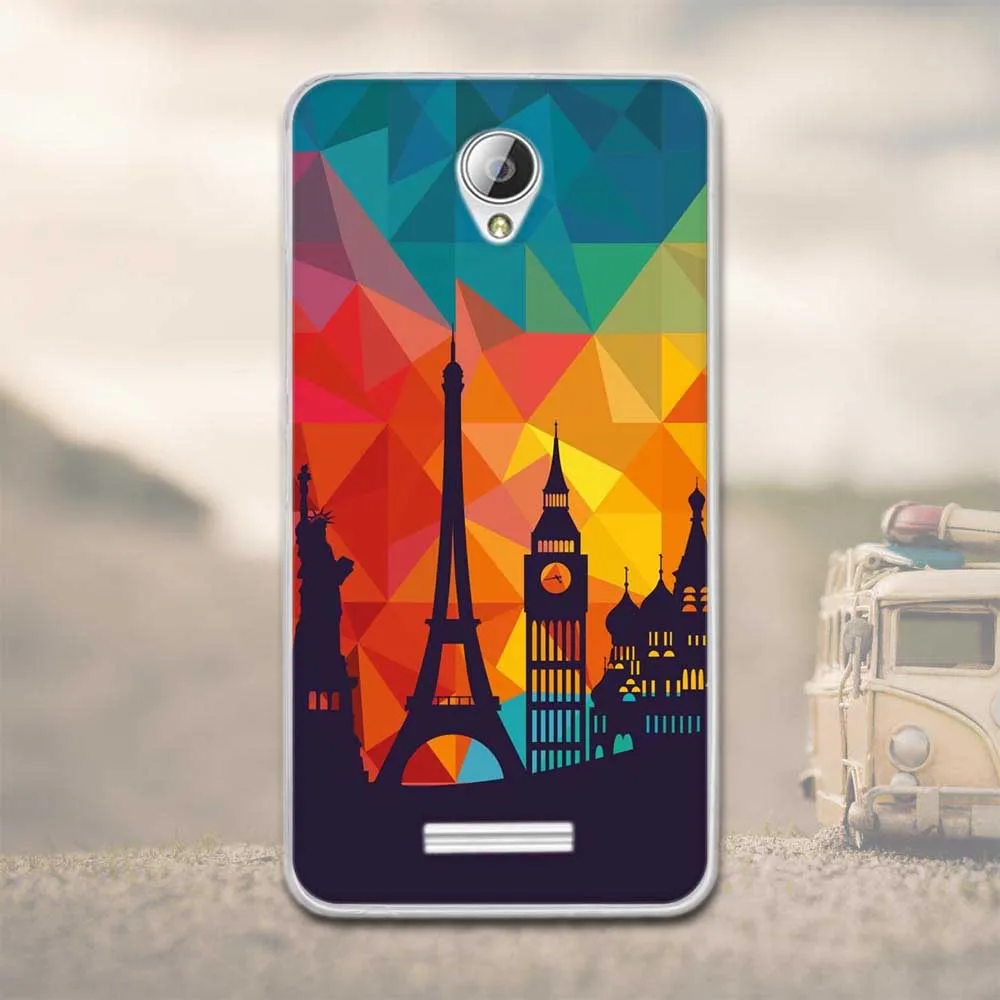 13 Роскошный рельефный 3D чехол с цветочным рисунком для lenovo A5000, мягкий силиконовый чехол для мобильного телефона с пейзажем, чехол s для lenovo A5000 A 5000, чехлы - Цвет: 13