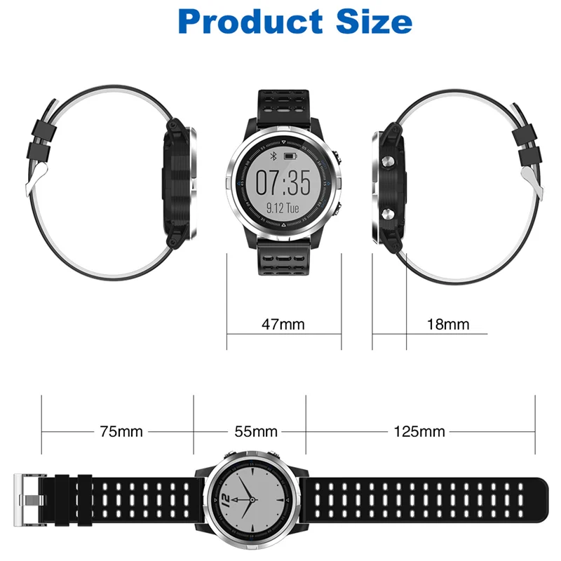 Умные часы с Bluetooth GPS для IOS Android мужские и женские спортивные умный Шагомер фитнес