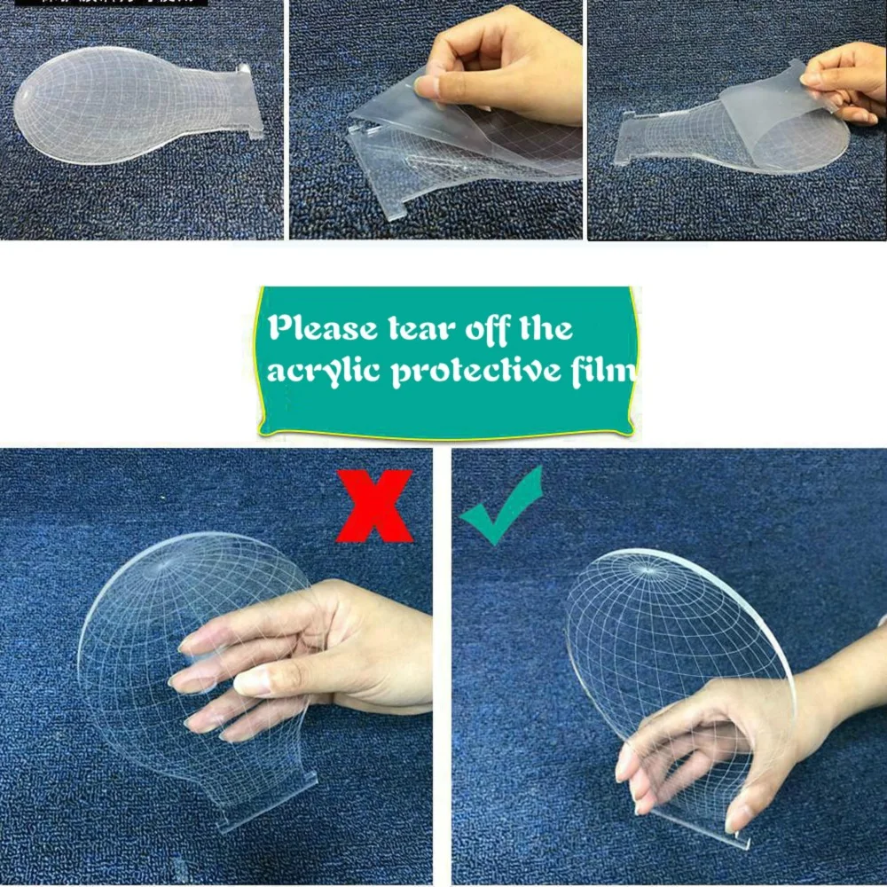 Волнистый Симпатичный 3d светильник с сенсорным пультом дистанционного