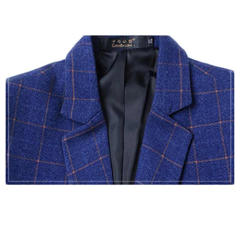 HCXY 2017 New lattice Men's Casual Suit Jacket Men Fit Slim Blazers jacket coat high-quality male jackets | Мужская одежда