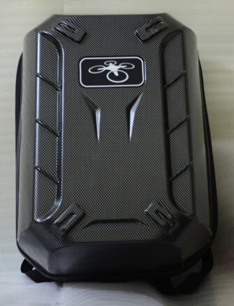 phantom 3 Hardshell сумка рюкзак наплечный чехол для переноски Жесткий Чехол Коробка для DJI Phantom 2 3s Стандартный FPV Дрон Квадрокоптер - Цвет: Carbon Fiber