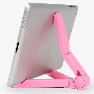 Заводская распродажа складной ленивый стол подставка держатель для iPad samsung Tab Планшетные ПК в 4 до 10 дюймов - Цвет: Pink