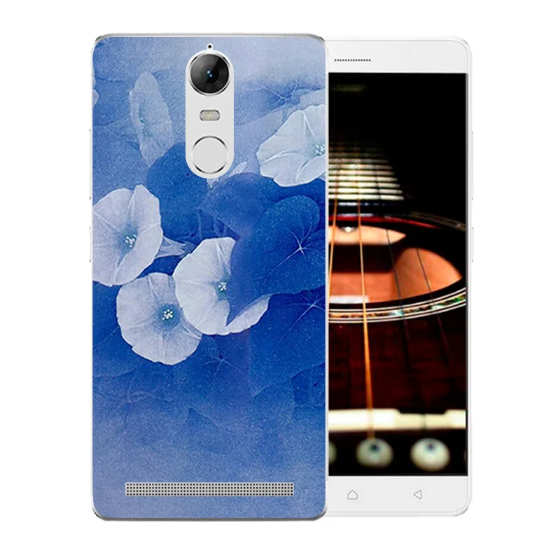 5 дюймов для Lenovo K5 Note чехол телефона A7020 цветочный узор Мягкий ТПУ силиконовый