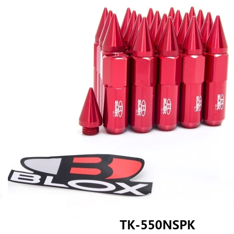 Blox Автомобильные Колесные гайки M12X1.5/M12X1.25 шипованные алюминиевые 60 мм Расширенный тюнер колеса диски Луг гайки EP-550NSPK-ALBZ