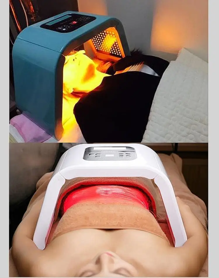 Бесплатная доставка 4 цвета PDT LED Acne светотерапия машина маска для лица красота