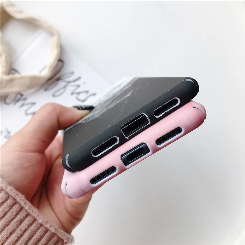 Жесткий чехол LANCHE для телефона Huawei P Smart, мраморный чехол для телефона Huawei P20 Lite Mate 20 Pro, чехол для Honor 10 lite