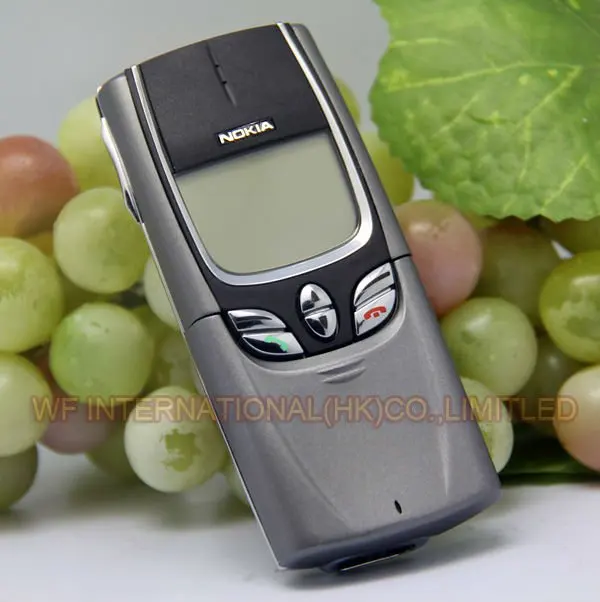 silver Nokia 8850 мобильный телефон 2G GSM 900/1800 разблокированный 8850 сотовый телефон Арабский Русский Английский Клавиатура - Цвет: silver