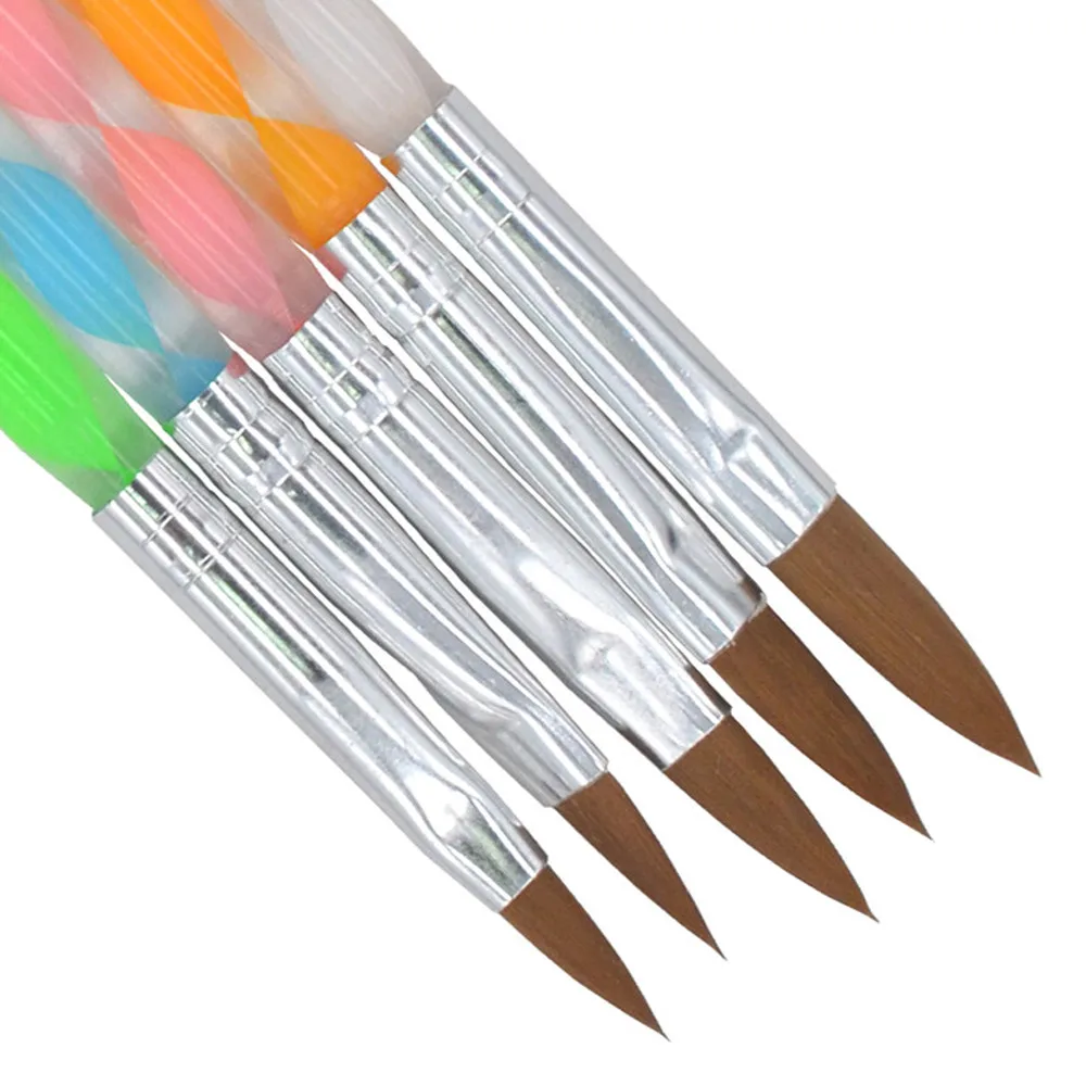 Модный 5 шт. УФ-гель для дизайна ногтей дизайн лака раскрашивания цветов ручка