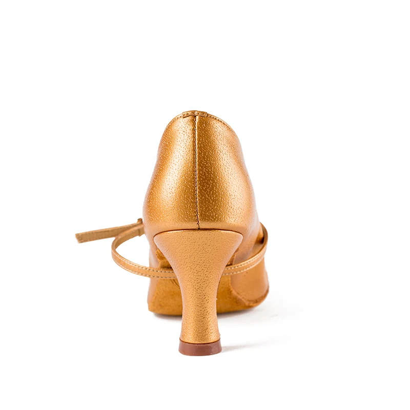 Женские туфли для латиноамериканских танцев BD белые спортивные из натуральной