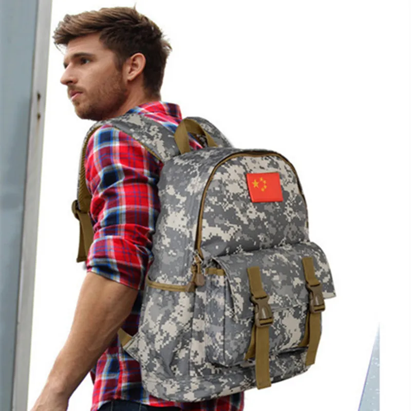 

Outdoor Men Women Military Army Fans Tactical Backpacks Camping Hiking Trekking Camouflage Bag Travel waterproof nylon Backpack