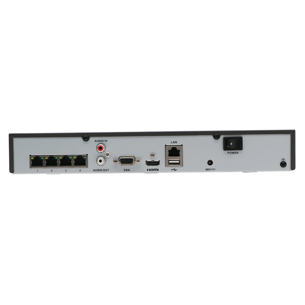 Hikvision-HiLook 4/8 CH PoE NVR H.265 4K 8MP HDMI/VGA ONVIF сетевой видеорегистратор ip-камера система видеонаблюдения NVR-104/108MH-C/4 P(8 P
