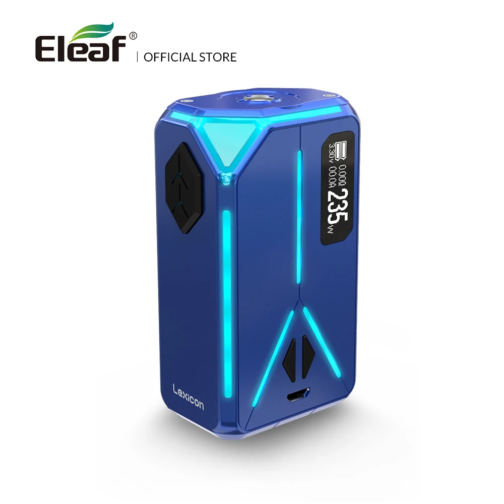 Оригинальная электронная сигарета мод коробка Eleaf Lexicon мод 235 Вт Максимальная поддержка ELLO Duro атомайзер 6,5 мл Vape