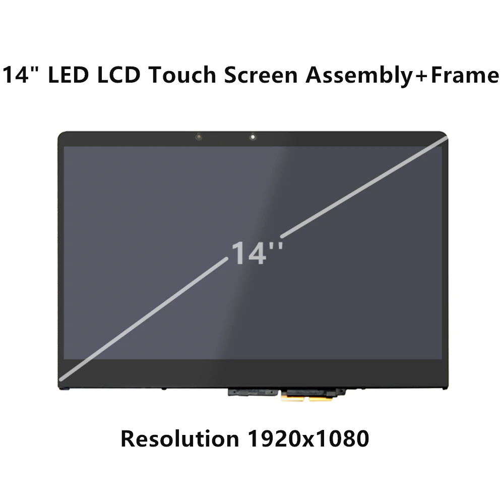 FTDLCD 14 &quotLED LCD сенсорный дигитайзер сборка + рамка B140HAN03.0 для Lenovo Yoga 710 14IKB 80V4000GUS 14ISK