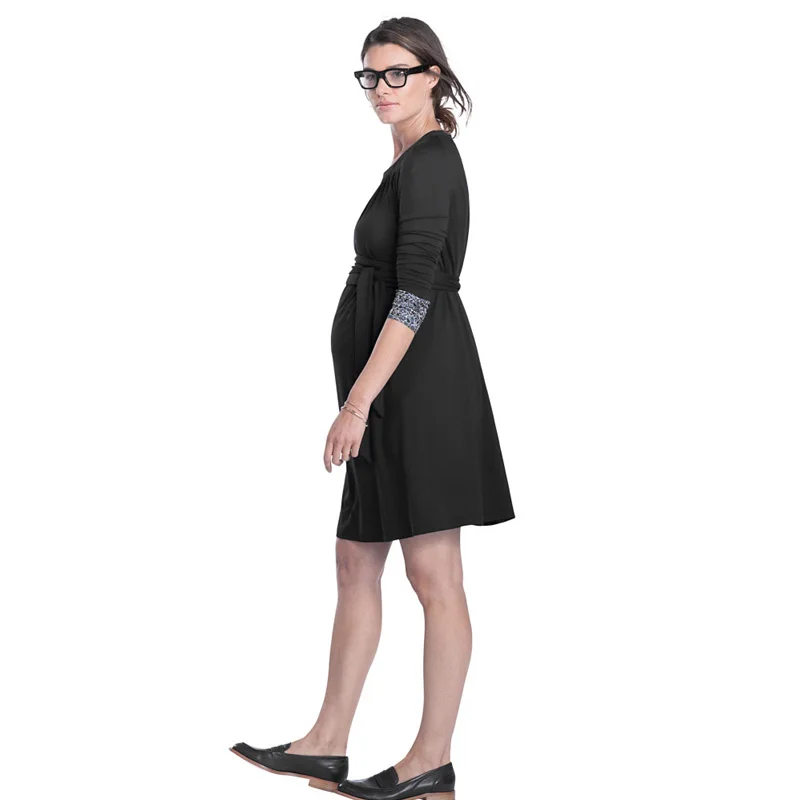 Супер эластичное нарядное платье для беременных Одежда женщин большие размеры