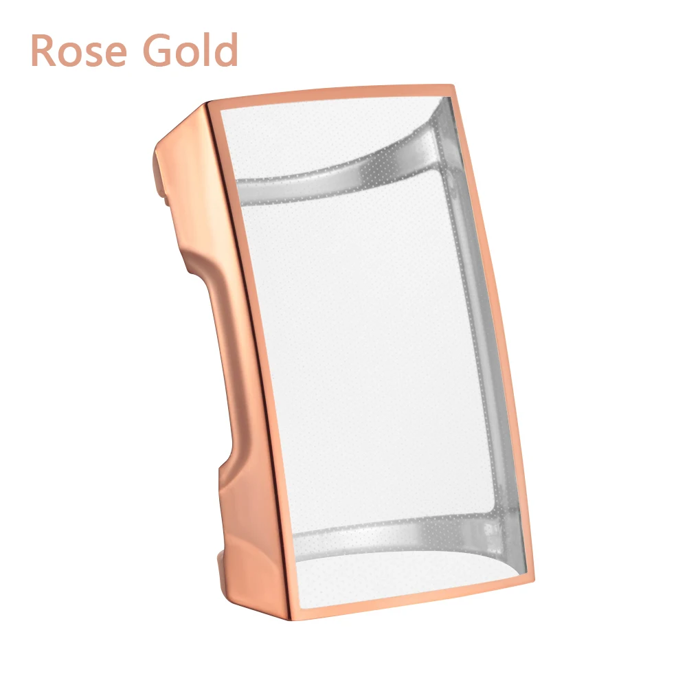 rose gold Новинка, 6 цветов, мягкий ТПУ чехол, силиконовый защитный прозрачный чехол, чехол для Fitbit Charge 3 Band Smart Watch, защита экрана - Цвет: rose gold