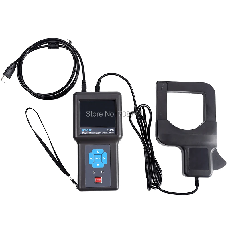 ETCR8100B трансформатор сердечника заземления тестер тока большие диаметральные