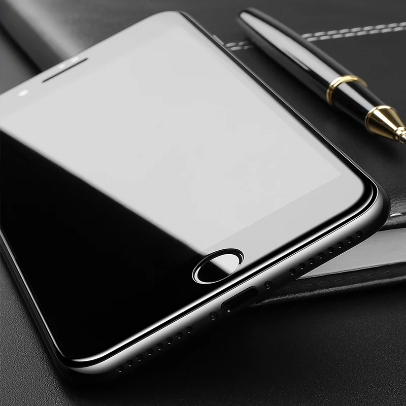 Защитное стекло 9D с защитой от отпечатков пальцев для iPhone 6 защита экрана 7 8 s Plus X