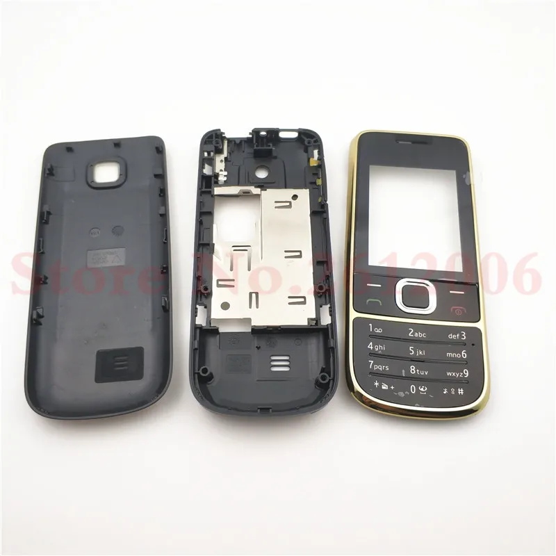 Чехол Vecmnoday для Nokia 2700, полный комплект, корпус для мобильного телефона, крышка батареи, дверная рама с клавиатурой