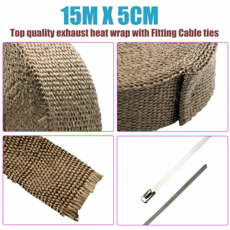 Титановая выхлопная труба для труб тепловая обмотка кабельные стяжки лента