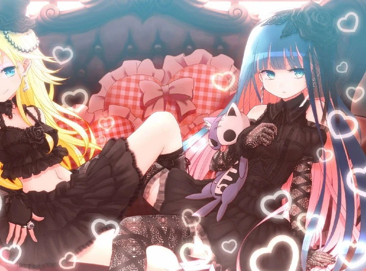 Трусики и чулки с поясом 30 см Bone Cat аниме косплей фаршированная плюшевая