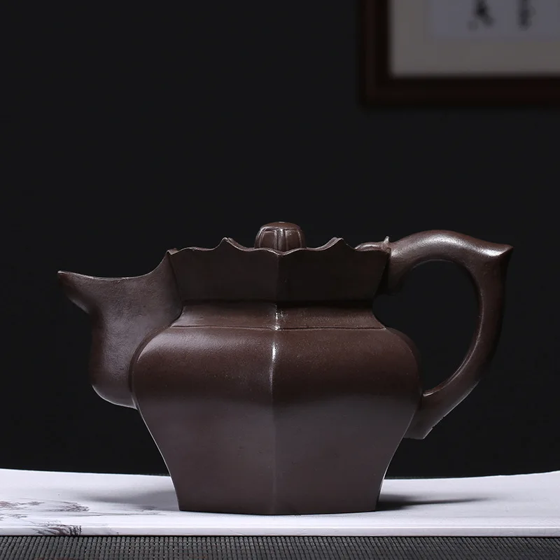 Шапка монаха фиолетовый глиняный горшок имитирует старый чтобы вернуть