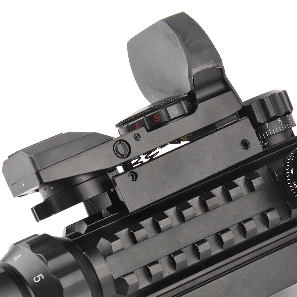 3-9X32EG тактический прицел с красным точечным лазером и красный/зеленый точечный голографический рефлекторный прицел 3 в 1 для страйкбола охоты