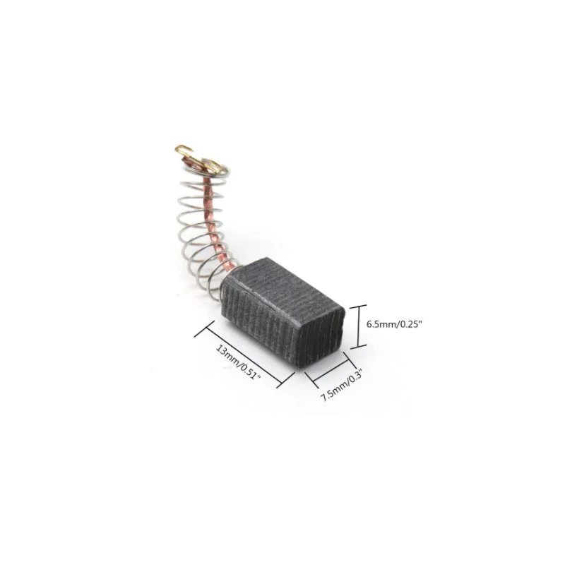 20pcs Generic Electric Motor Carbon Brush Replacement for 13mmx 7.5mm x 6.5mm | Инструменты