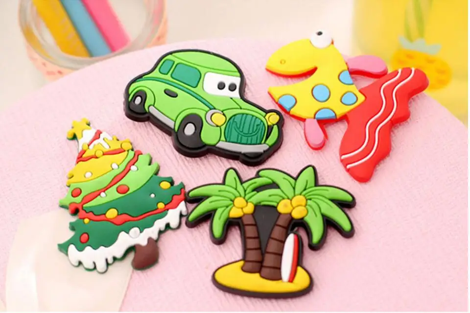 1Pcs silicone Cartoon Animal fridge magnets whiteboard sticker Refrigerator Magnets Kids gifts Home Decoration | Дом и сад