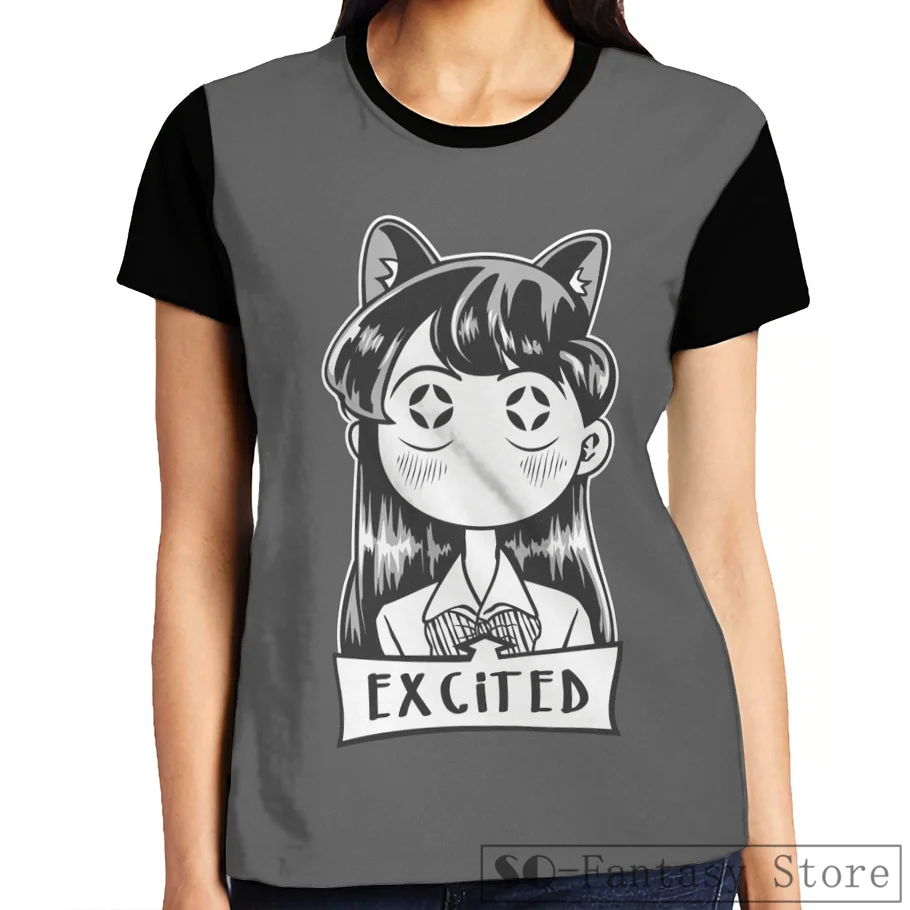 Модная повседневная мужская футболка с принтом женские топы Miss Komi графическим