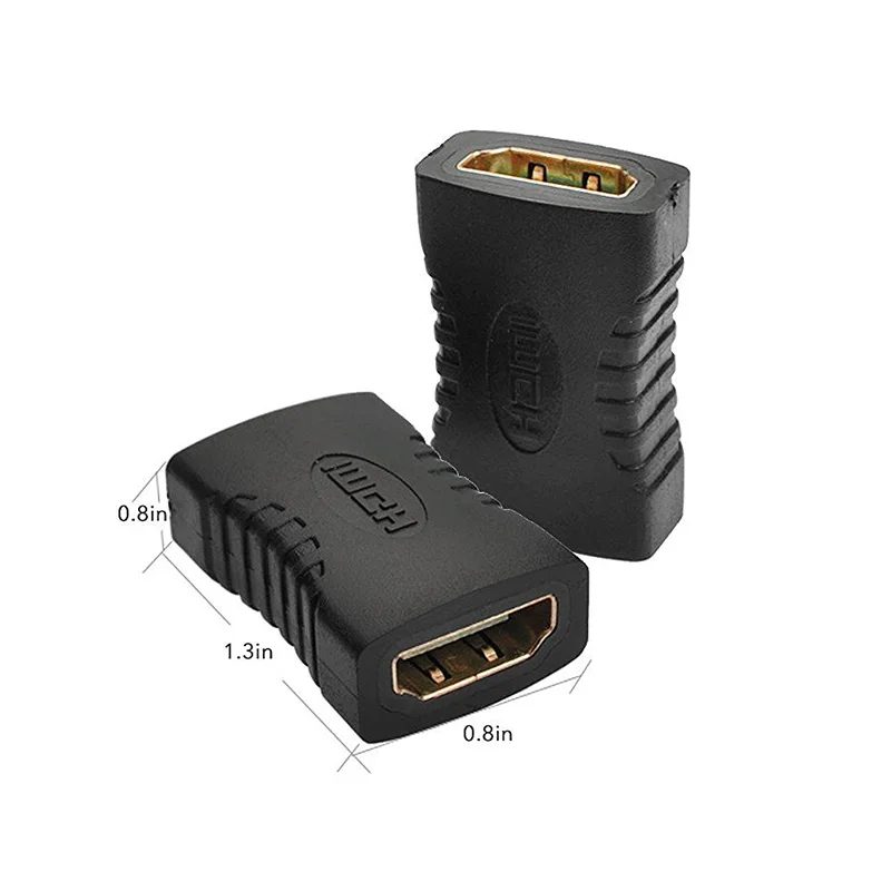 AIFFECT 1 шт. HDMI Женский к переходник удлинитель адаптер Разъем 24 К позолоченный для