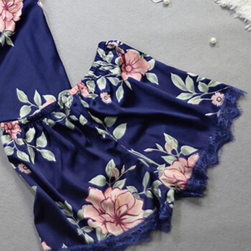 Пижамный комплект для сна и отдыха соблазнительная атласная пижама женская