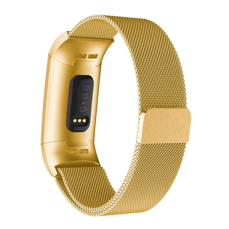 Для Fitbit Charge 3 Ремешки для наручных часов Ремешок для умных часов браслет на запястье из нержавеющей стали Миланская Магнитная Петля для Fitbit Charge3