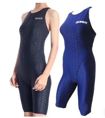 Free Shipping sharkskin women's sleeveless one piece training swimsuit female girls professional fast dry racing sport swimsuits