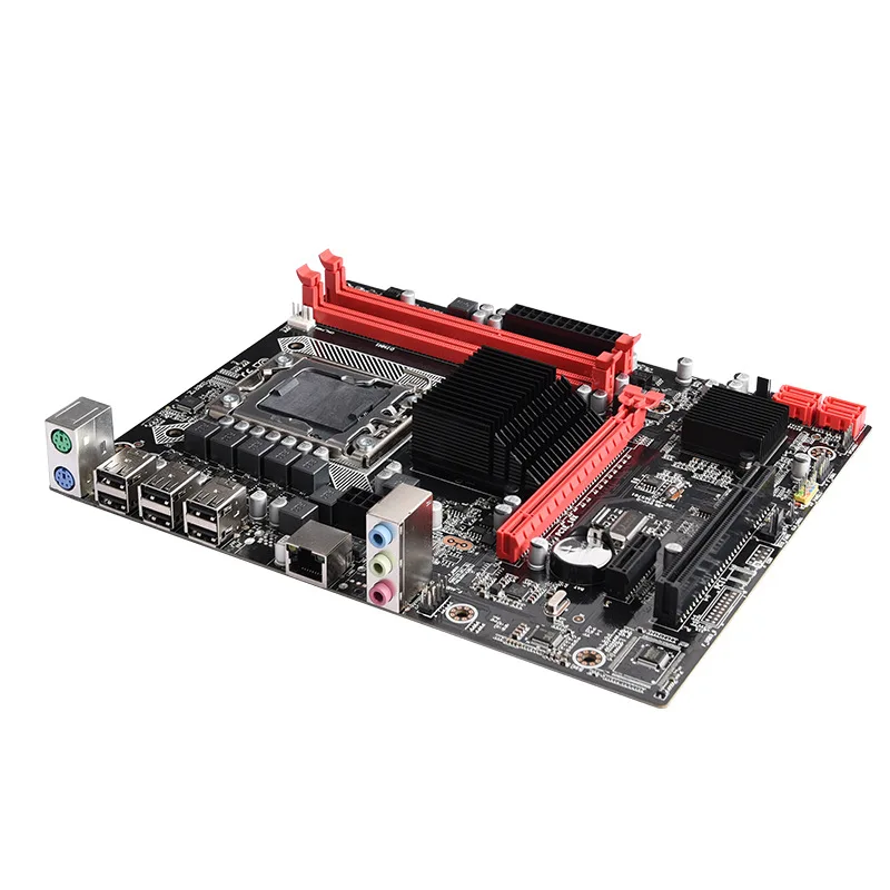 X58 Материнская плата LGA 1366 поддерживает серверную память REG ECC и процессор xeon