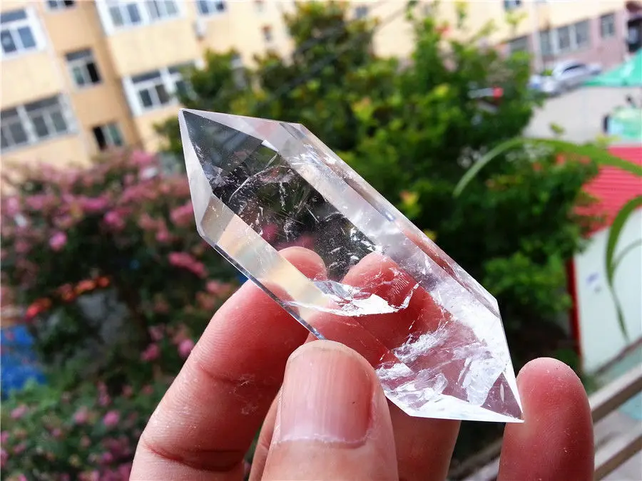 Бесплатная доставка 05234 Китай чистый натуральный кристалл алмаз херкимера | Дом и