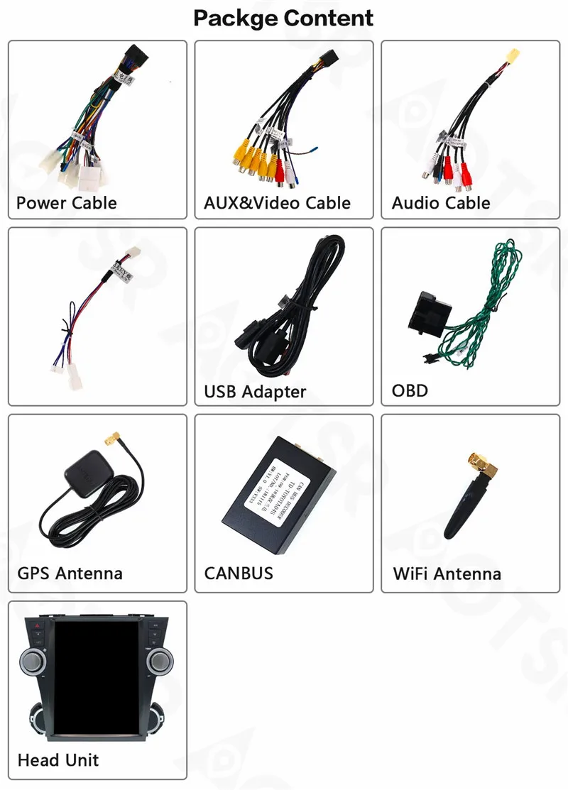 Aotsr Android 6,0 Tesla стиль автомобиля нет dvd-плеер gps навигация для Toyota Highlander 2009-2013 стерео головное устройство мультимедиа